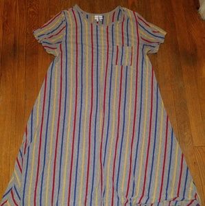 Striped Carley from LuLaRoe sz large
